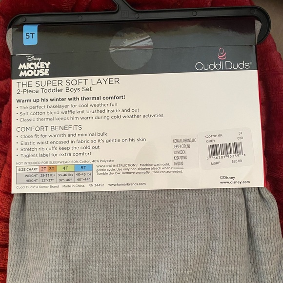 MICKEY MOUSE  Warm Layers Thermal Wear ♥️… - Picture 2 of 3